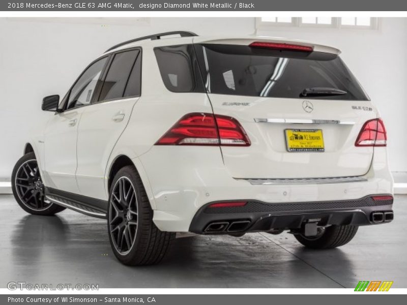 designo Diamond White Metallic / Black 2018 Mercedes-Benz GLE 63 AMG 4Matic