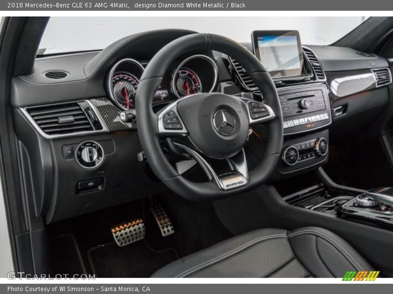 Dashboard of 2018 GLE 63 AMG 4Matic