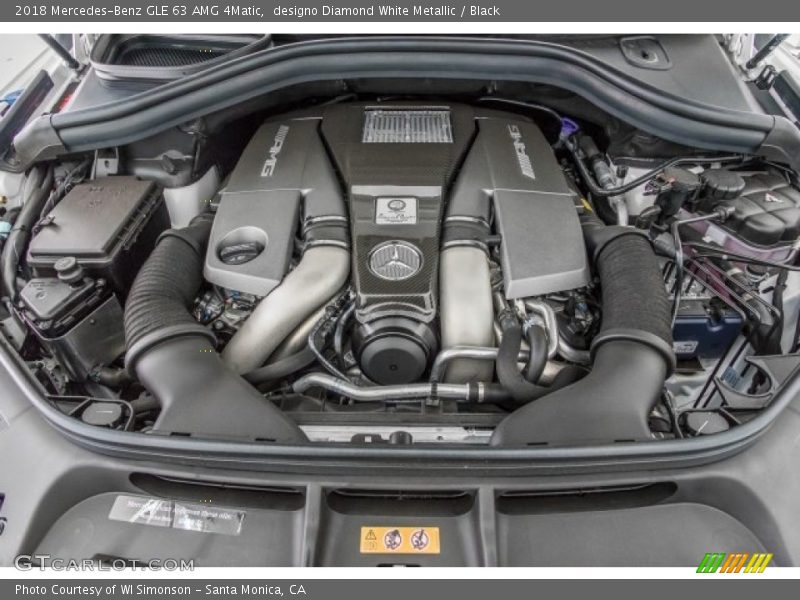  2018 GLE 63 AMG 4Matic Engine - 5.5 Liter AMG DI biturbo DOHC 32-Valve VVT V8