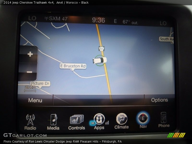 Anvil / Morocco - Black 2014 Jeep Cherokee Trailhawk 4x4