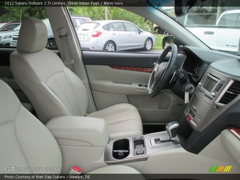 Deep Indigo Pearl / Warm Ivory 2012 Subaru Outback 2.5i Limited