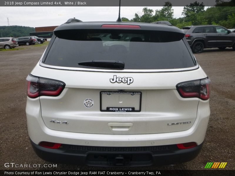 White / Black 2018 Jeep Compass Limited 4x4