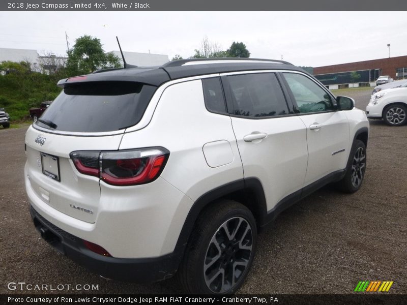 White / Black 2018 Jeep Compass Limited 4x4