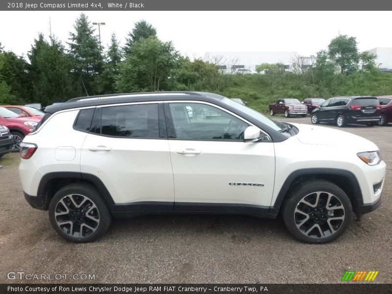 White / Black 2018 Jeep Compass Limited 4x4