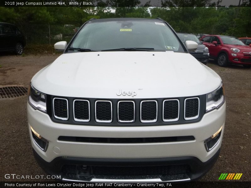 White / Black 2018 Jeep Compass Limited 4x4