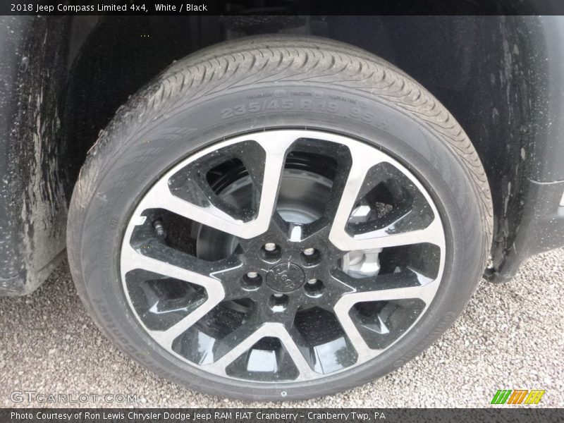 White / Black 2018 Jeep Compass Limited 4x4