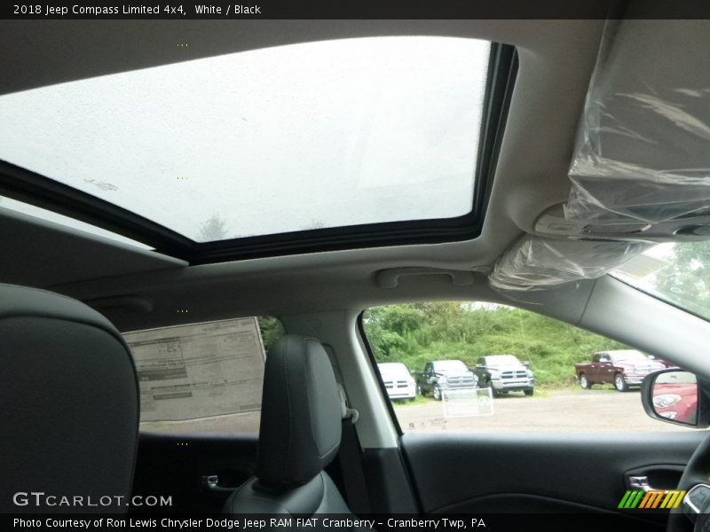 White / Black 2018 Jeep Compass Limited 4x4