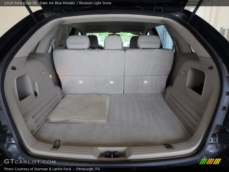 Dark Ink Blue Metallic / Medium Light Stone 2010 Ford Edge SE