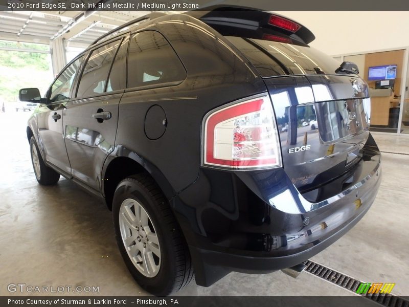Dark Ink Blue Metallic / Medium Light Stone 2010 Ford Edge SE