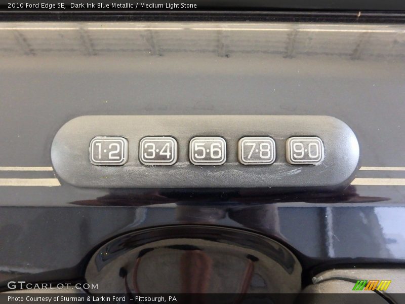 Dark Ink Blue Metallic / Medium Light Stone 2010 Ford Edge SE