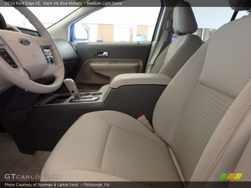 Dark Ink Blue Metallic / Medium Light Stone 2010 Ford Edge SE