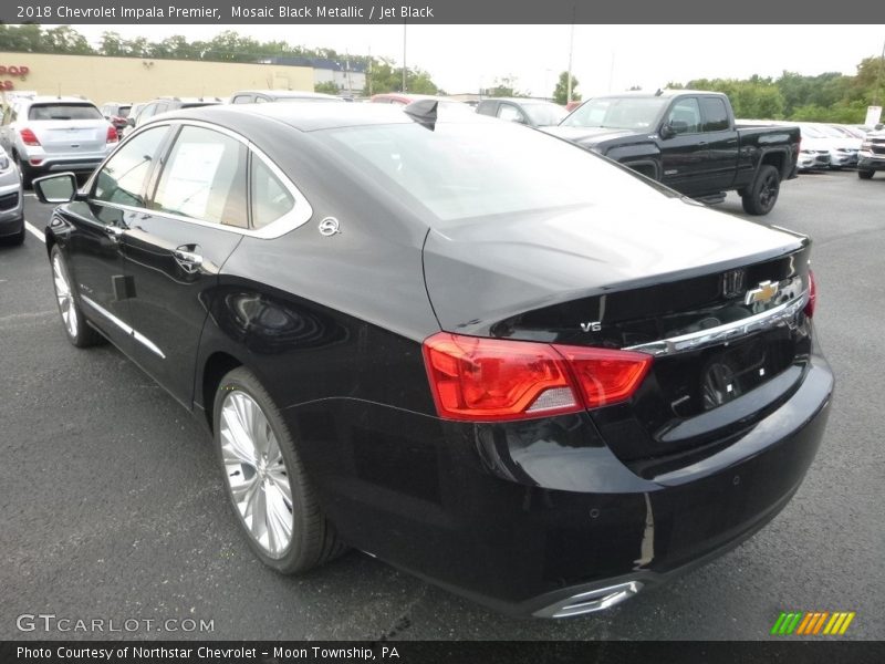 Mosaic Black Metallic / Jet Black 2018 Chevrolet Impala Premier