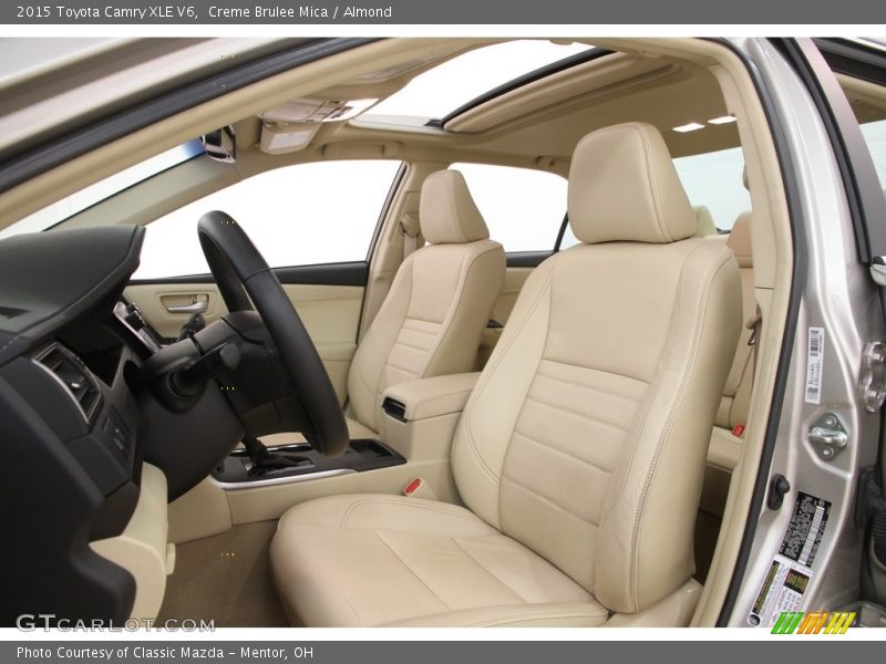 Front Seat of 2015 Camry XLE V6