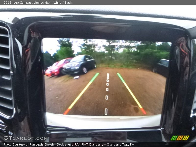 White / Black 2018 Jeep Compass Limited 4x4