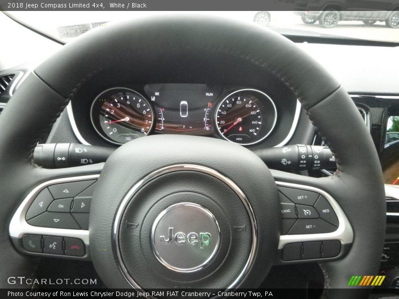 White / Black 2018 Jeep Compass Limited 4x4