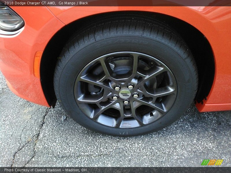 Go Mango / Black 2018 Dodge Charger GT AWD