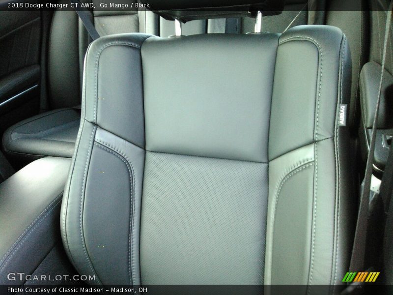 Go Mango / Black 2018 Dodge Charger GT AWD