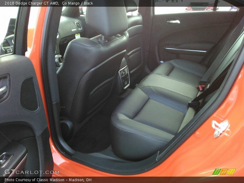 Go Mango / Black 2018 Dodge Charger GT AWD