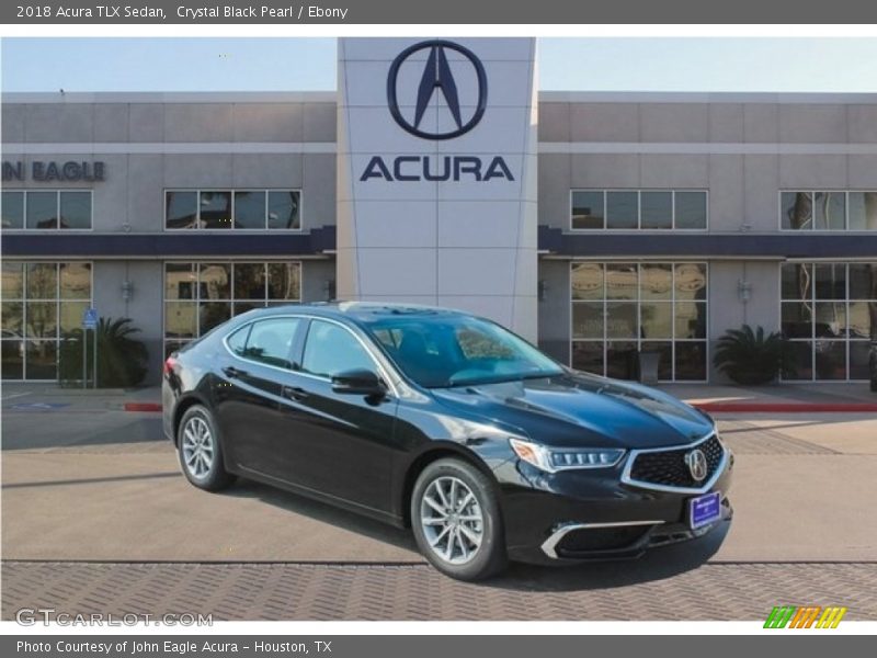 Crystal Black Pearl / Ebony 2018 Acura TLX Sedan