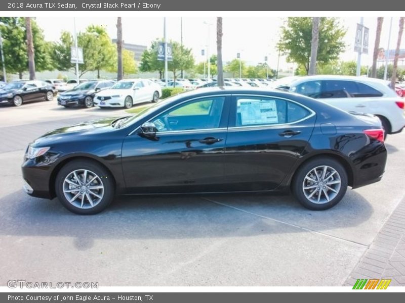 Crystal Black Pearl / Ebony 2018 Acura TLX Sedan