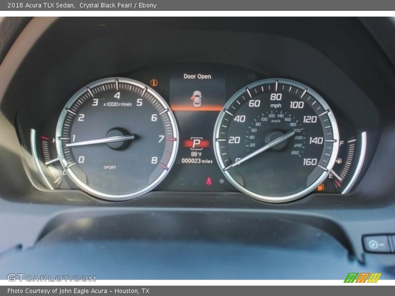 Crystal Black Pearl / Ebony 2018 Acura TLX Sedan