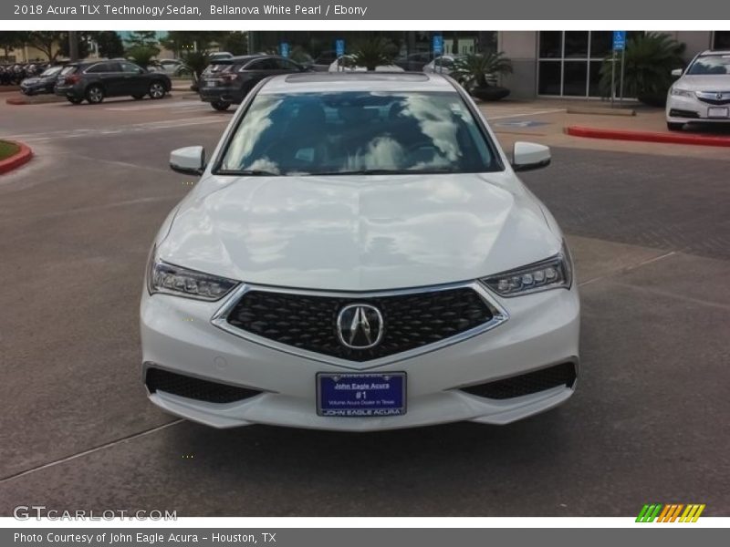 Bellanova White Pearl / Ebony 2018 Acura TLX Technology Sedan