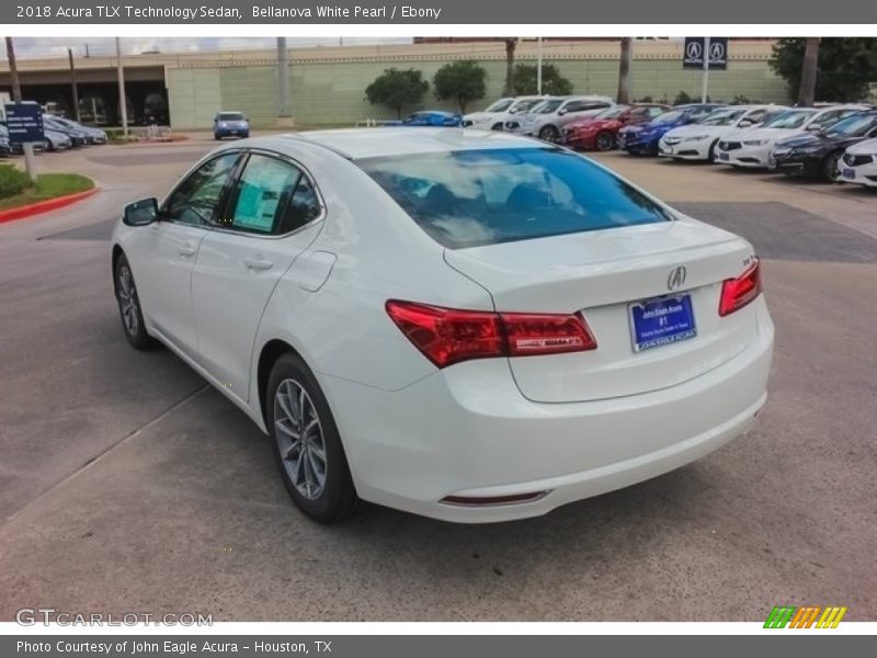 Bellanova White Pearl / Ebony 2018 Acura TLX Technology Sedan