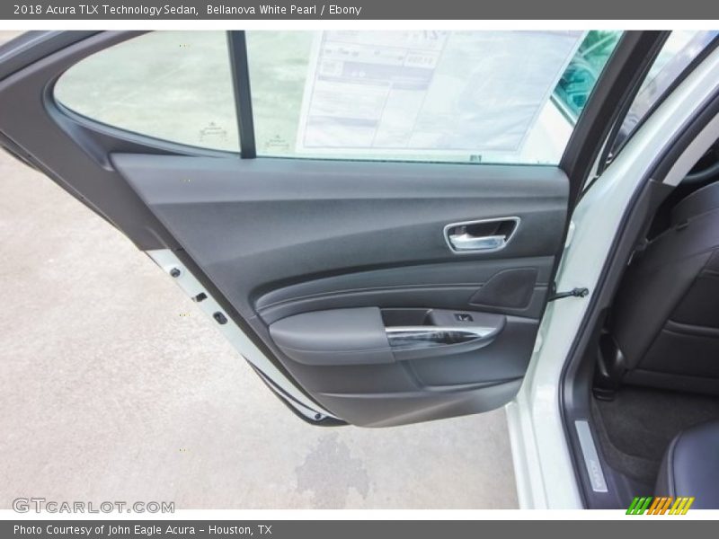 Bellanova White Pearl / Ebony 2018 Acura TLX Technology Sedan