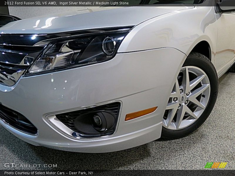 Ingot Silver Metallic / Medium Light Stone 2012 Ford Fusion SEL V6 AWD