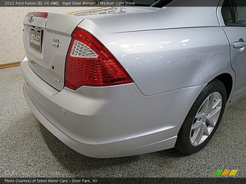 Ingot Silver Metallic / Medium Light Stone 2012 Ford Fusion SEL V6 AWD