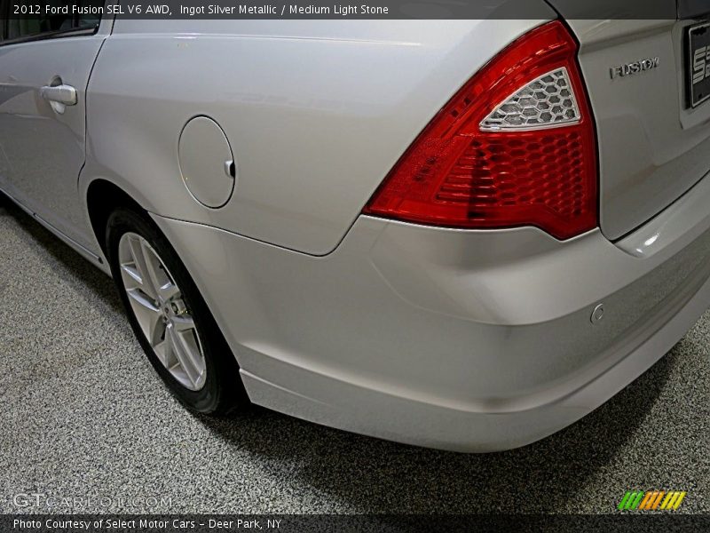 Ingot Silver Metallic / Medium Light Stone 2012 Ford Fusion SEL V6 AWD