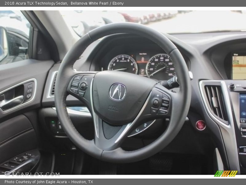 Bellanova White Pearl / Ebony 2018 Acura TLX Technology Sedan