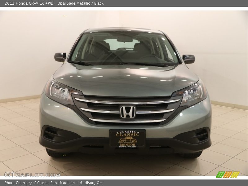 Opal Sage Metallic / Black 2012 Honda CR-V LX 4WD