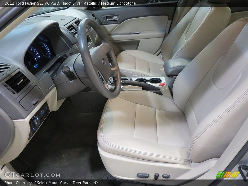 Ingot Silver Metallic / Medium Light Stone 2012 Ford Fusion SEL V6 AWD