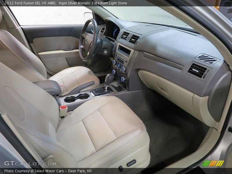 Ingot Silver Metallic / Medium Light Stone 2012 Ford Fusion SEL V6 AWD