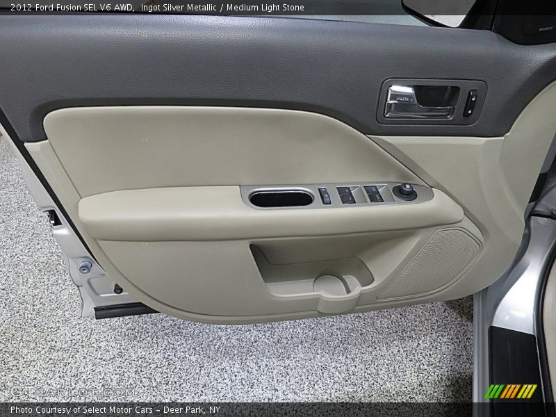 Ingot Silver Metallic / Medium Light Stone 2012 Ford Fusion SEL V6 AWD