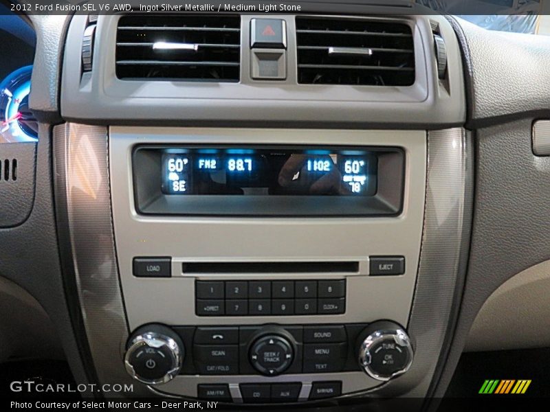 Ingot Silver Metallic / Medium Light Stone 2012 Ford Fusion SEL V6 AWD