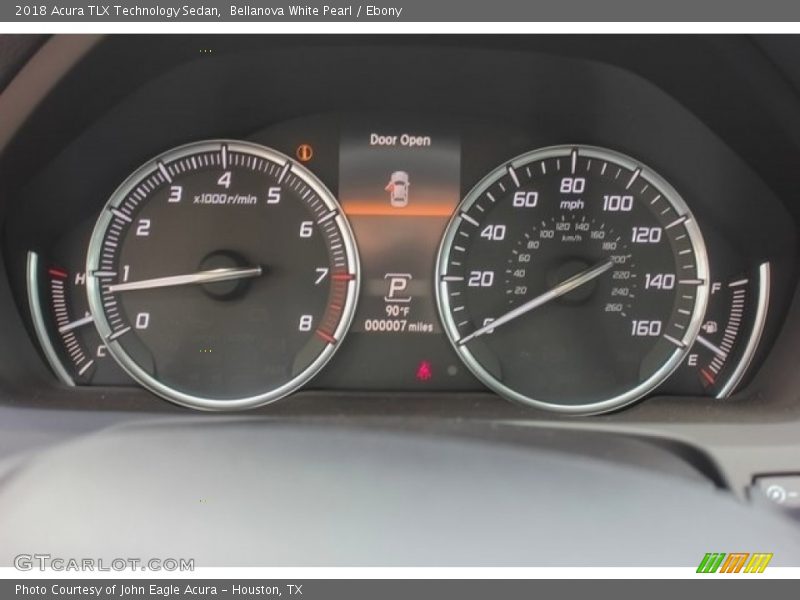 Bellanova White Pearl / Ebony 2018 Acura TLX Technology Sedan