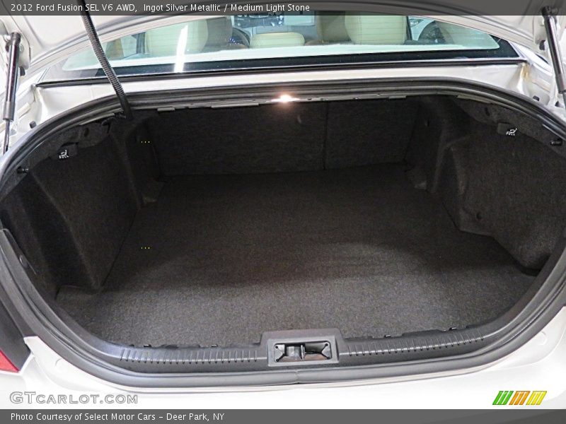 Ingot Silver Metallic / Medium Light Stone 2012 Ford Fusion SEL V6 AWD