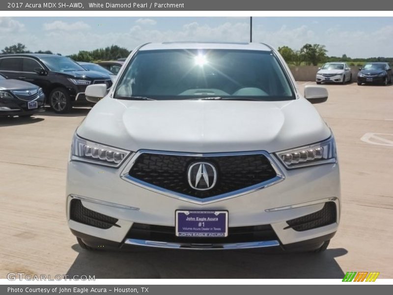 White Diamond Pearl / Parchment 2017 Acura MDX SH-AWD