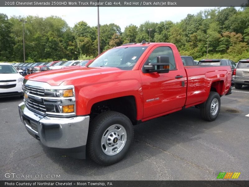 Front 3/4 View of 2018 Silverado 2500HD Work Truck Regular Cab 4x4