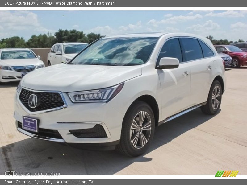 White Diamond Pearl / Parchment 2017 Acura MDX SH-AWD
