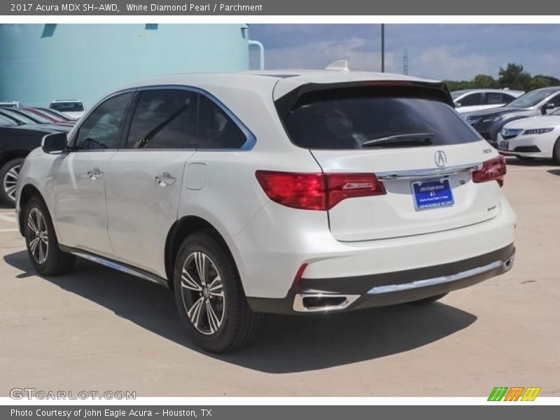 White Diamond Pearl / Parchment 2017 Acura MDX SH-AWD