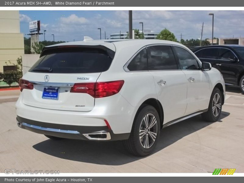White Diamond Pearl / Parchment 2017 Acura MDX SH-AWD