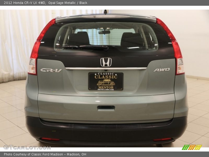 Opal Sage Metallic / Black 2012 Honda CR-V LX 4WD