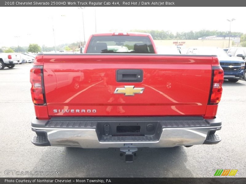 Red Hot / Dark Ash/Jet Black 2018 Chevrolet Silverado 2500HD Work Truck Regular Cab 4x4