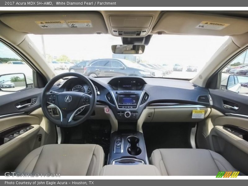 White Diamond Pearl / Parchment 2017 Acura MDX SH-AWD