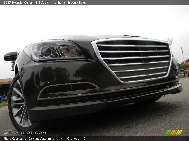 Manhattan Brown / Beige 2015 Hyundai Genesis 3.8 Sedan