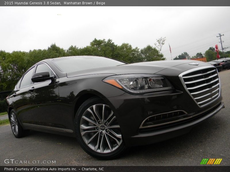 Manhattan Brown / Beige 2015 Hyundai Genesis 3.8 Sedan