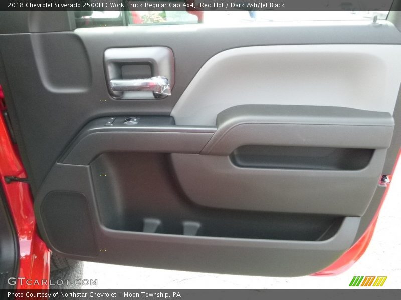 Red Hot / Dark Ash/Jet Black 2018 Chevrolet Silverado 2500HD Work Truck Regular Cab 4x4